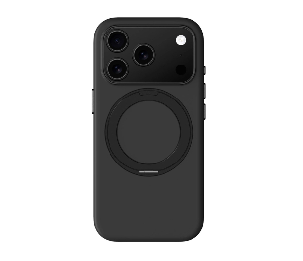 AmazingThing Cloudie iPhone 17 Pro z podstawką czarne - 1483828 - zdjęcie